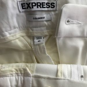 Express ladies slacks “columnist” in off white